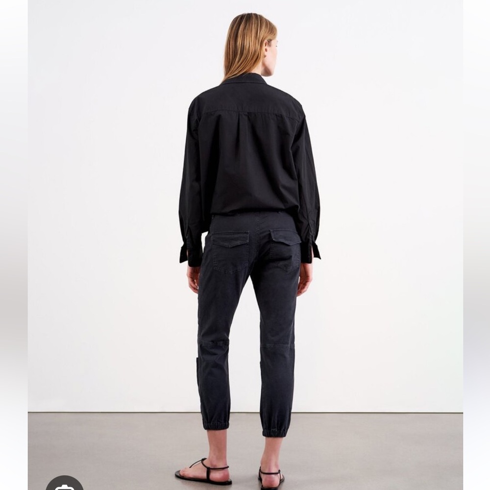 Nili Lotan Pants Womens Dark Navy French military Cropped zipper NWT - Picture 13 of 13